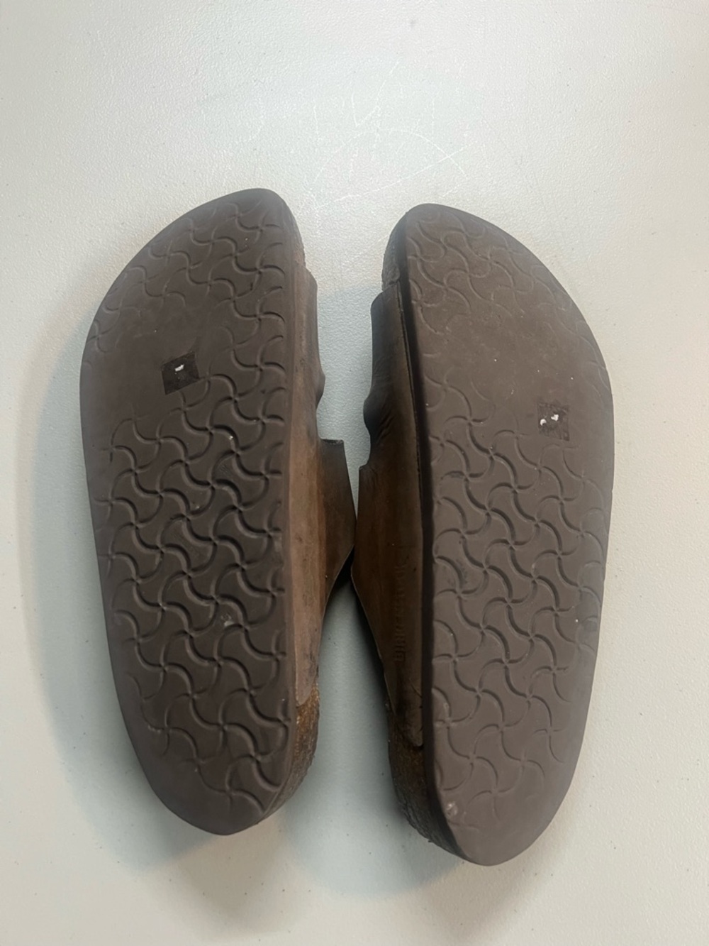 Birkenstock Arizona Brown Oiled Leather Sandals EU 44 US 11 285mm Cork Footbed - Picture 11 of 12